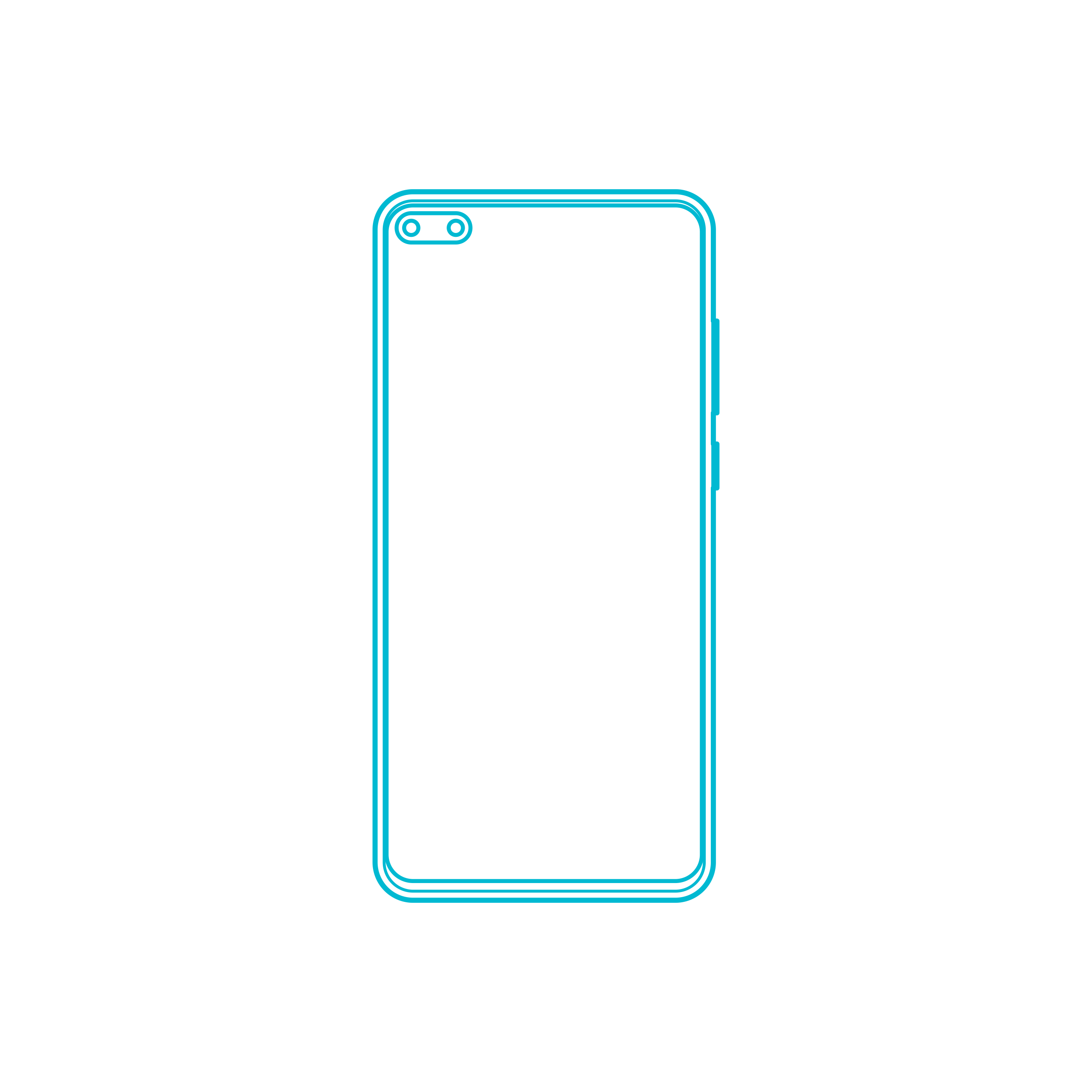 Digital Huawei Phones Huawei P40 Simple Silhouette Cutting Svg Files Free Vectors